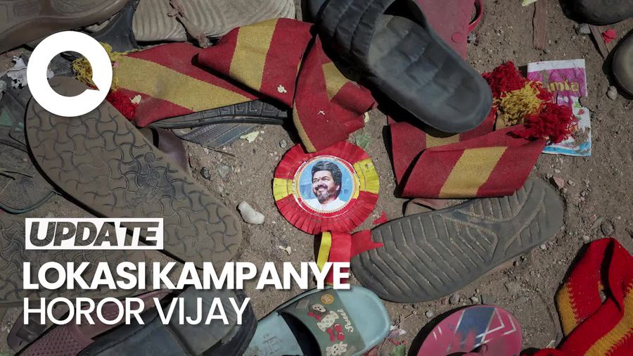 Video: Sisa Kericuhan di TKP Kampanye Horor Tamil Vijay Video: Sisa Kericuhan di TKP Kampanye Horor Tamil Vijay