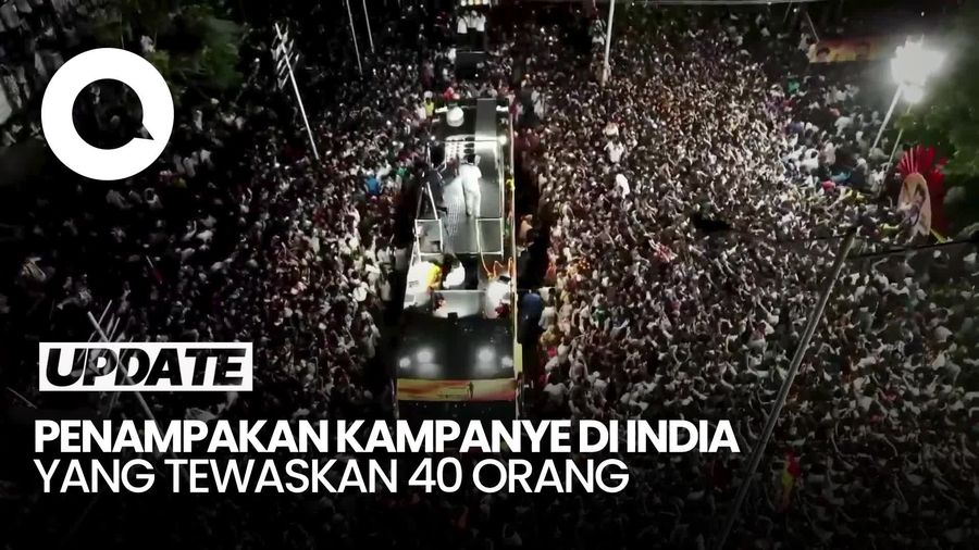 Video: Ini Kampanye Horor Vijay di India yang Sebabkan 40 Orang Tewas Video: Ini Kampanye Horor Vijay di India yang Sebabkan 40 Orang Tewas