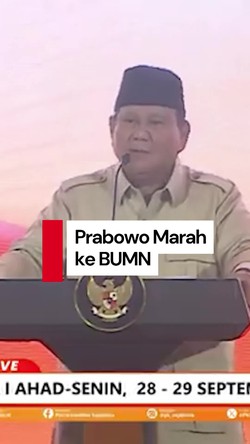 Video Prabowo Kesal BUMN Rugi Tapi Bagi-Bagi Bonus: Brengsek!