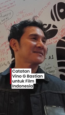 Video Vino G Bastian Optimistis dengan Perfilman Indonesia