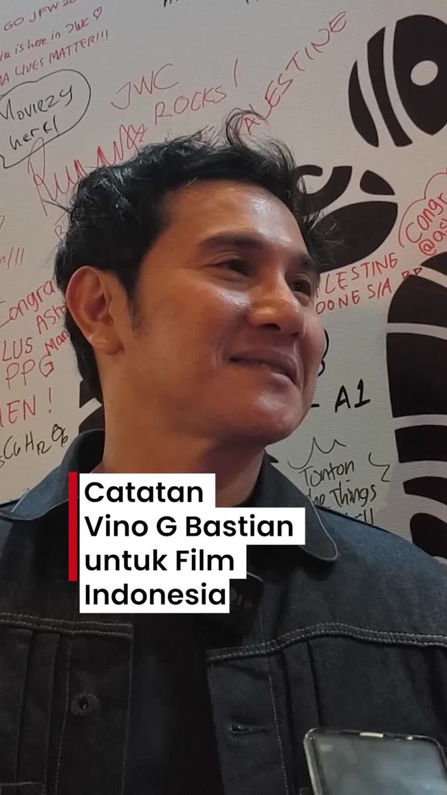 Video Vino G Bastian Optimistis dengan Perfilman Indonesia