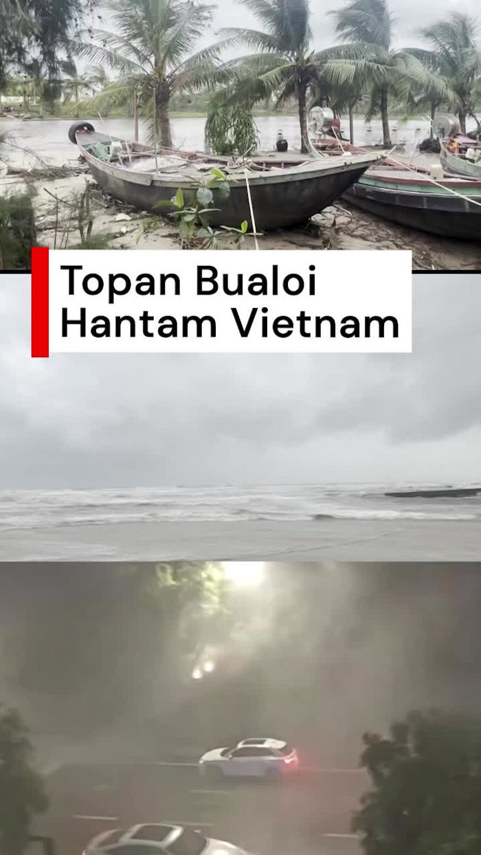 Video: Topan Bualoi Hantam Vietnam, Tiga Orang Tewas dan 21 Hilang