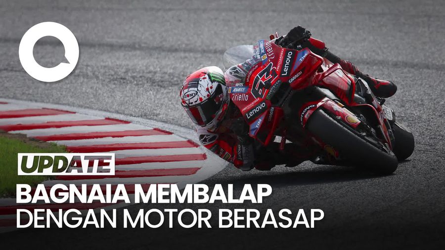 Video: Momen Bagnaia Membalap dengan Motor Berasap