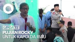 Video: Saat Rocky Gerung Puji Cara Kapolda Riau Hadapi Pendemo