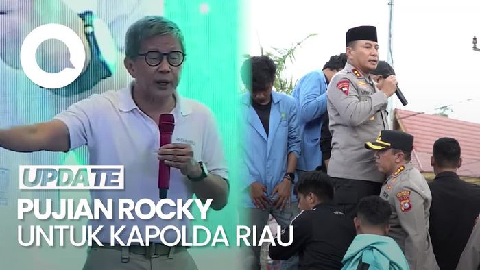 Video: Saat Rocky Gerung Puji Cara Kapolda Riau Hadapi Pendemo