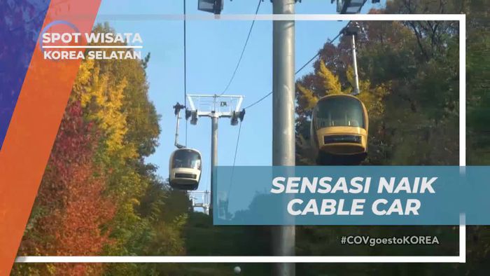 Merasakan Sensasi Naik Cable Car di Daegu, Korea Selatan