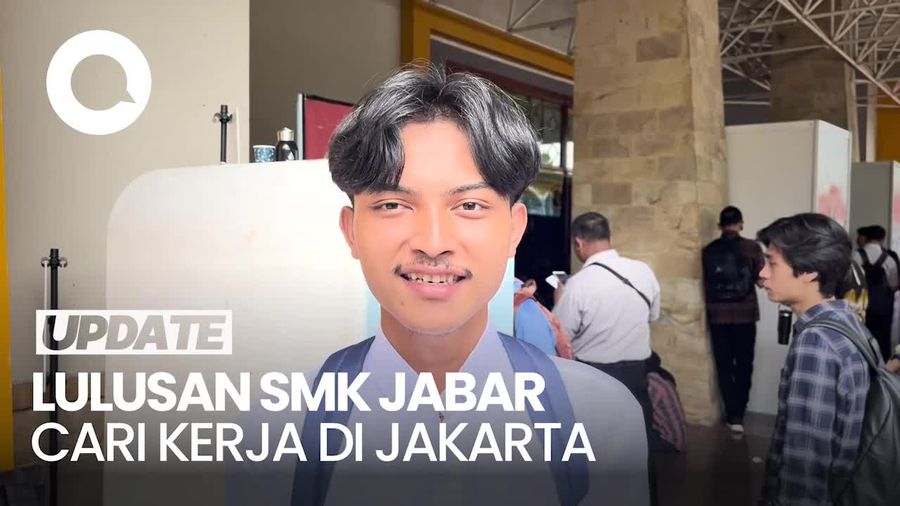 Video: Juan, Lulusan SMK Kuningan Berburu Pekerjaan di Job Fair Jakarta