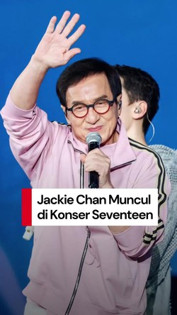 Video: Muncul di Konser Seventeen Hongkong, Jackie Chan Bikin Penonton Kaget!