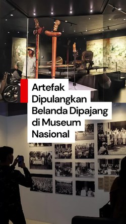 Video: Keris-Fosil yang Dipulangkan Belanda akan Dipajang di Museum Nasional 