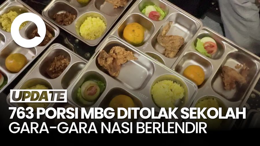 Video: Wujud 763 Porsi Nasi Kuning MBG Berrlendir di Rembang Ditolak Sekolah