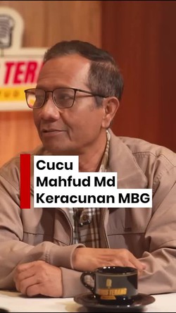 Video Mahfud Md: Cucu Saya Keracunan MBG