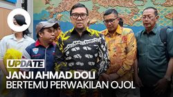 Video: Bertemu Massa Ojol, Ahmad Doli Janji RUU Transportasi Online Dipercepat