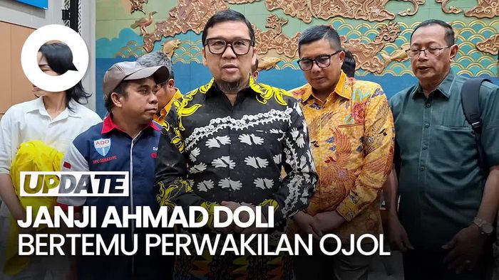 Video: Bertemu Massa Ojol, Ahmad Doli Janji RUU Transportasi Online Dipercepat