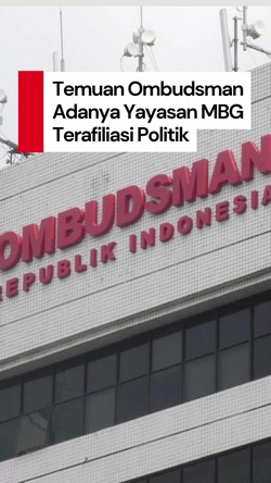 Video Ombudsman Ungkap Ada Yayasan MBG Terafiliasi Politik