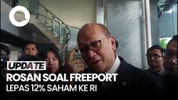 Video Freeport Lepas 12% Saham ke RI, Rosan: Art Of Negosiasi