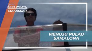 Menuju Pulau Samalona dengan Kapal di Makassar