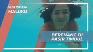 Berenang di Pasir Timbul, Maluku
