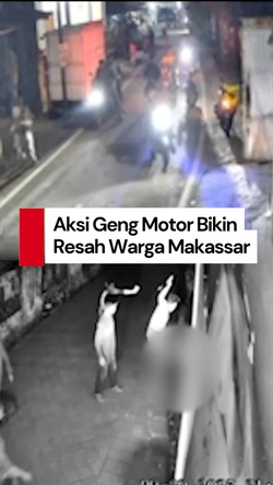 Viral Geng Motor Aniaya Remaja di Makassar, Pelaku Diburu Polisi