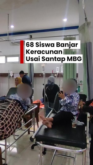Video: 68 Siswa SMP di Banjar Diduga Keracunan MBG