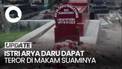 Video Istri Arya Daru Beberkan soal Teror di Makam Suaminya