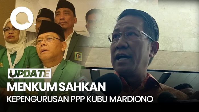Video: Menkum Sahkan SK Kepengurusan PPP Ketum Mardiono