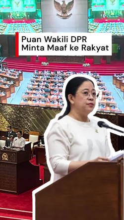 Video Puan: Kami Minta Maaf Bila DPR Belum Sempurna Jalankan Tugas