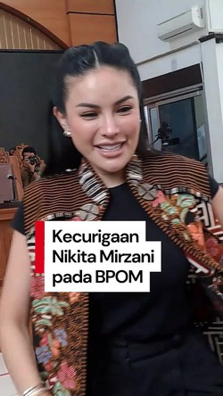 Video Nikita Mirzani soal BPOM Tak Hadiri Sidang: Berarti Ada Apa-apa