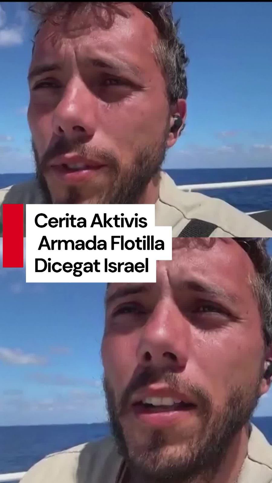 Video: Aktivis Flotilla Ceritakan saat Kapalnya Dicegat Israel