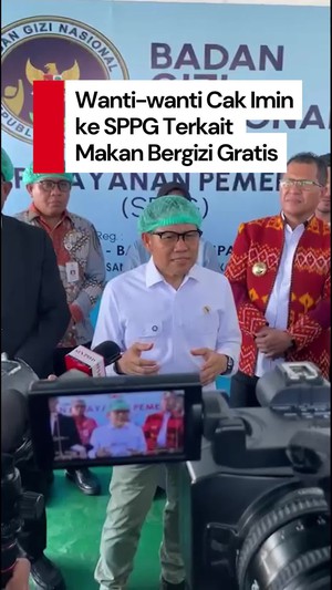 Video Pesan Menko Imin ke SPPG: Jangan Merugikan Siswa yang Konsumsi MBG