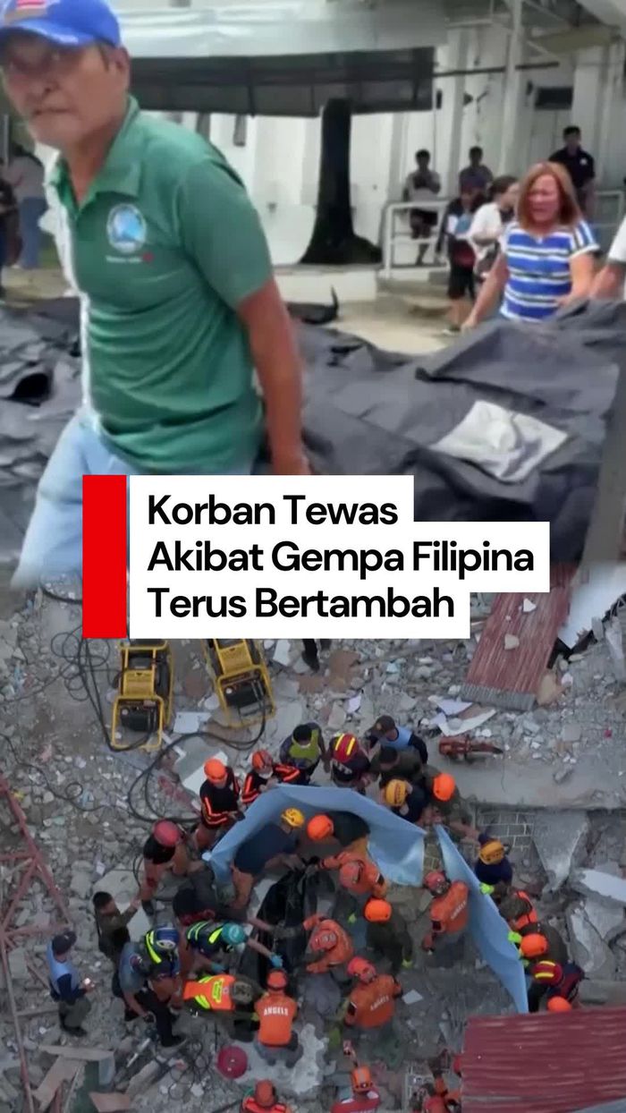 Video: Korban Tewas Gempa Filipina Bertambah Jadi 69 Orang
