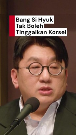 Video Polisi Larang Bos HYBE Bang Si Hyuk Tinggalkan Korea Selatan