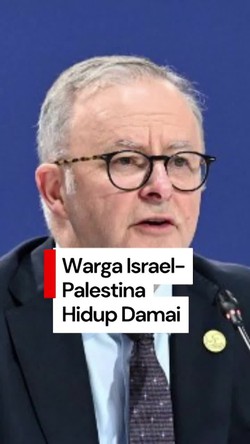 Video PM Australia: Saya Ingin Warga Israel dan Palestina Hidup Damai