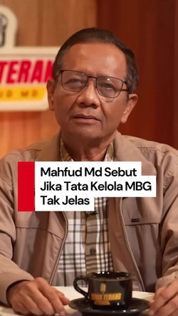Video: Mahfud Md Desak Perbaikan Tata Kelola MBG