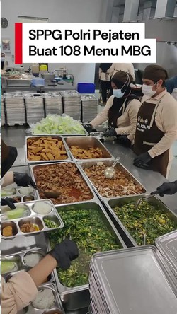Video: SPPG Polri Pejaten Sediakan 108 Menu MBG Bersertifikat Halal