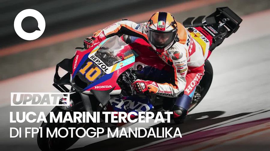 Video: Luca Marini Tercepat di Sesi FP1 MotoGP Mandalika 2025