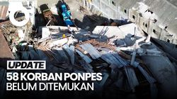Video Kapolda Jatim Sebut Masih Ada 58 Korban Ponpes yang Belum Ditemukan