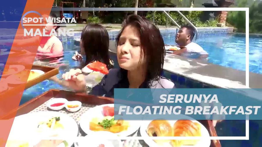 Mencoba Serunya Floating Breakfast di Malang