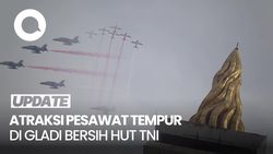 Video: TNI Gelar Gladi Bersih HUT Ke-80, Ada Atraksi Pesawat Tempur