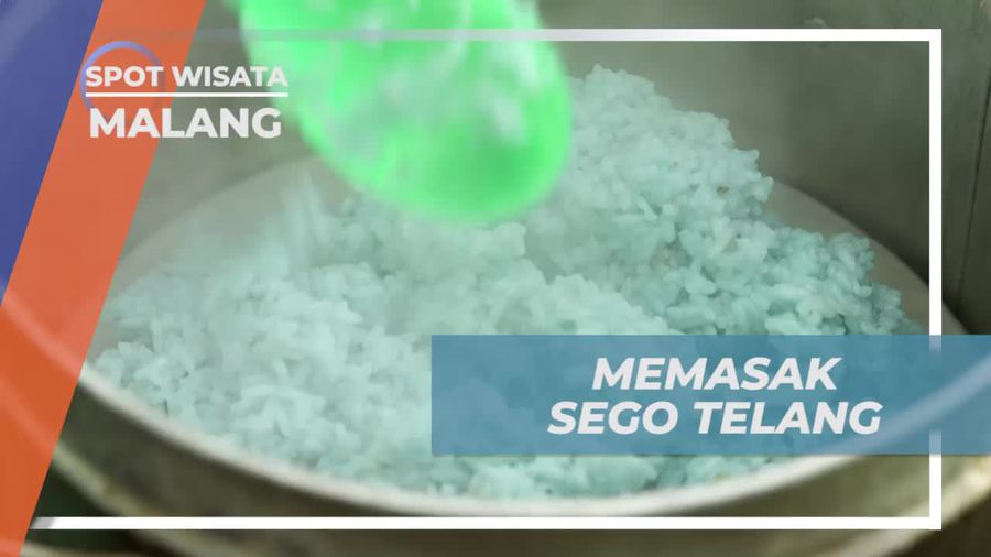 Memasak Sego Telang, Kuliner Khas Desa Sanankerto, Malang