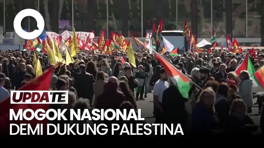 Video: Mogok Nasional di Italia Tentang Israel Cegat Global Sumud Flotilla