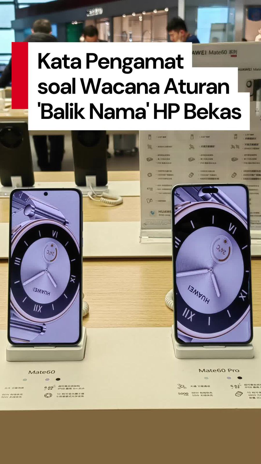 Video: Kata Pakar soal Wacana Aturan Balik Nama Jual-Beli HP Bekas Video: Kata Pakar soal Wacana Aturan Balik Nama Jual-Beli HP Bekas