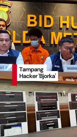 Video: Sosok Hacker Bjorka saat Berbaju Tahanan