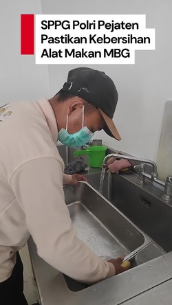 Video: SPPG Polri Pejaten Terapkan Sanitasi Ketat Cegah Keracunan MBG