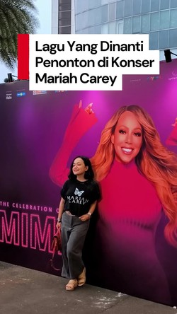 Video Mariah Carey is Here! Penonton Pengin Dinyanyiin Lagu Apa Ya?