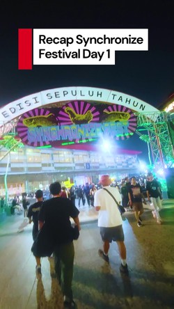Video: Keseruan Lebaran Musik di Synchronize Festival Day 1