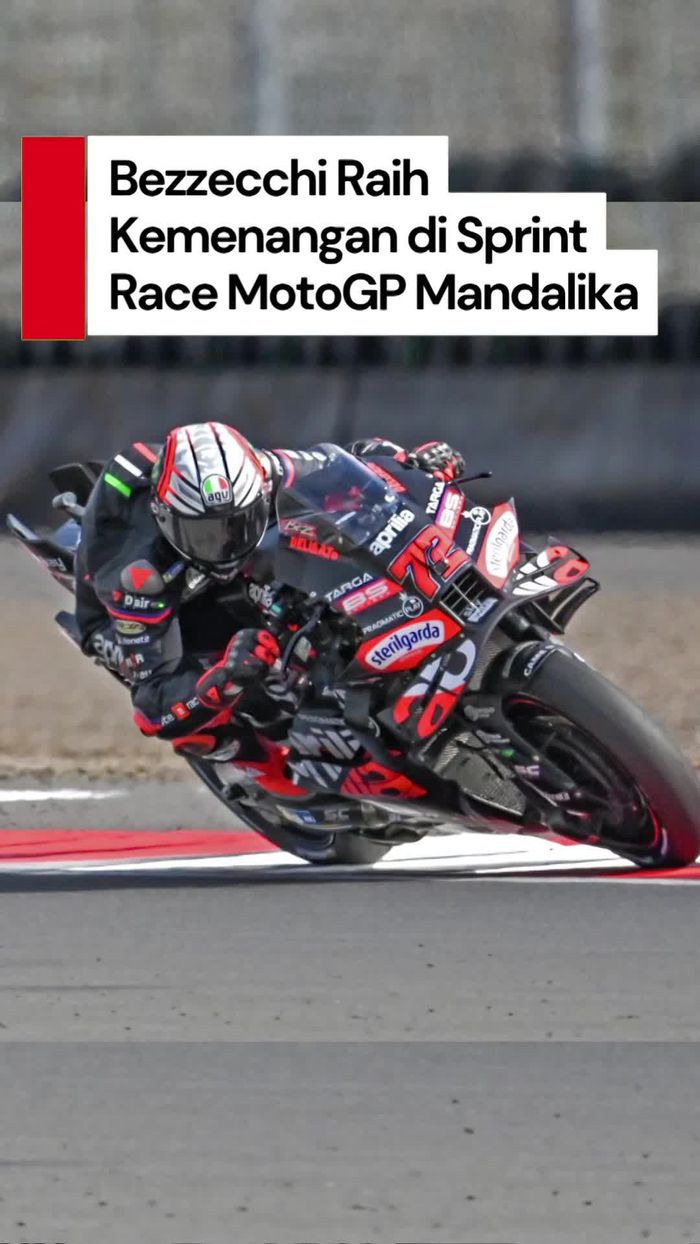 Video: Bezzecchi Juara Sprint Race MotoGP Mandalika 2025, Marquez Ketujuh