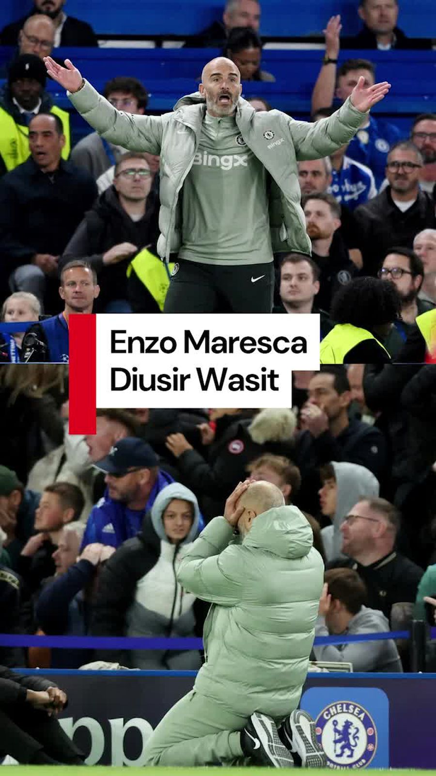 Video: Saat Maresca Digantikan Caballero Jumpa Pers gegara Selebrasi Lebay Video: Saat Maresca Digantikan Caballero Jumpa Pers gegara Selebrasi Lebay