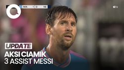 Video Aksi Ciamik 3 Assist Messi, Dua Pemain Kena Gocek