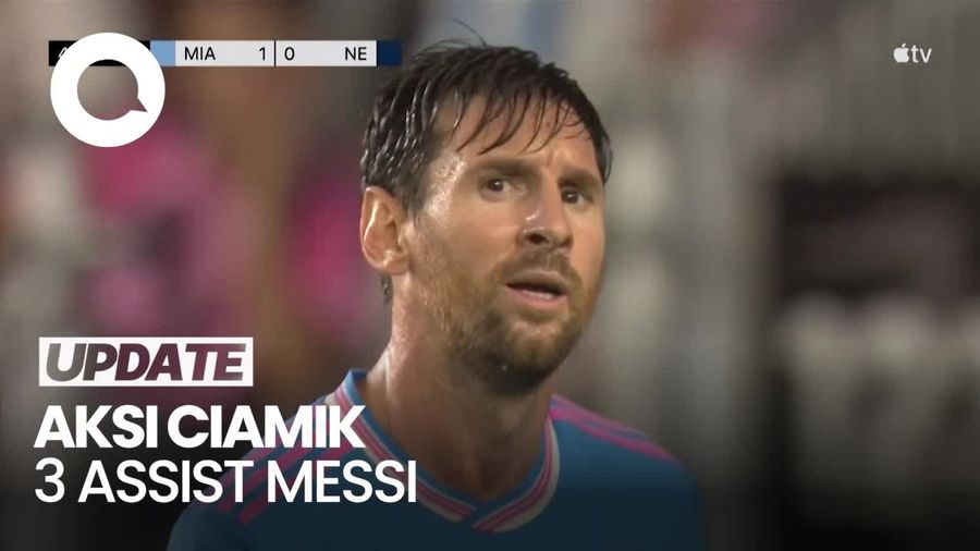 Video Aksi Ciamik 3 Assist Messi, Dua Pemain Kena Gocek