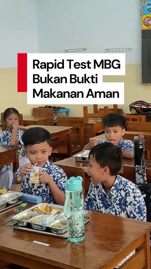 Video Epidemiolog: Rapid Test MBG Jangan Jadi Alat Rasa Aman Semu